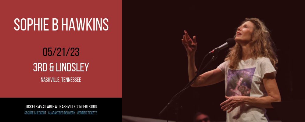 Sophie B Hawkins at 3rd & Lindsley at 3rd & Lindsley