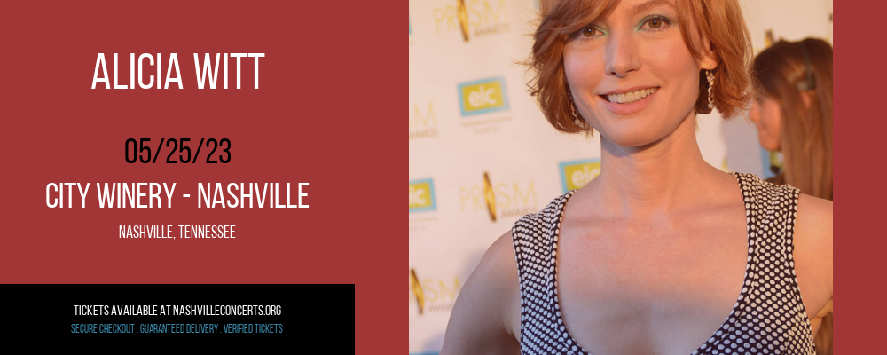 Alicia Witt at City Winery at City Winery