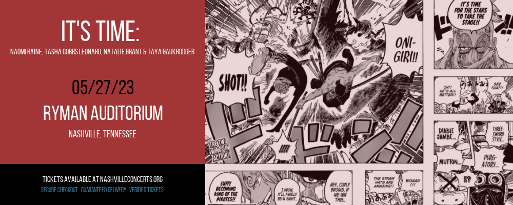 It's Time at Ryman Auditorium