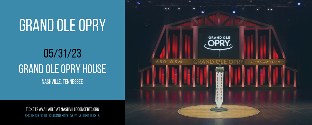 Grand Ole Opry at Grand Ole Opry House at Grand Ole Opry House