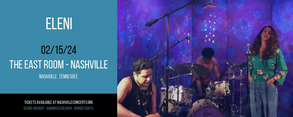 Eleni at The East Room at The East Room